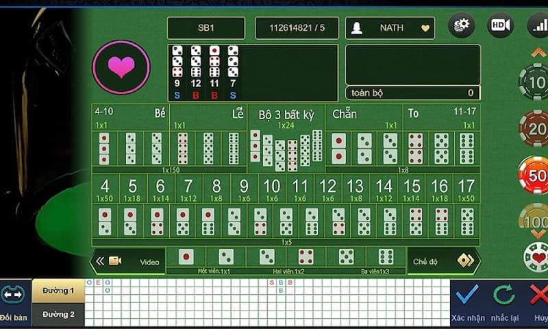 Sicbo VB777: Cẩm nang đặt cược từ A đến Z mới nhất 2025 3 Đa dạng cửa cược tài xỉu