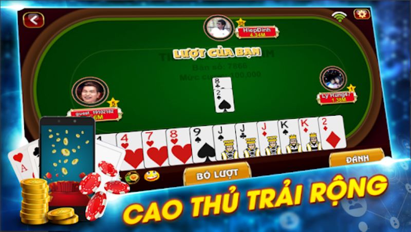 Xì Tố – một trong những game bài kinh điển, nổi bật bởi yếu tố chiến thuật